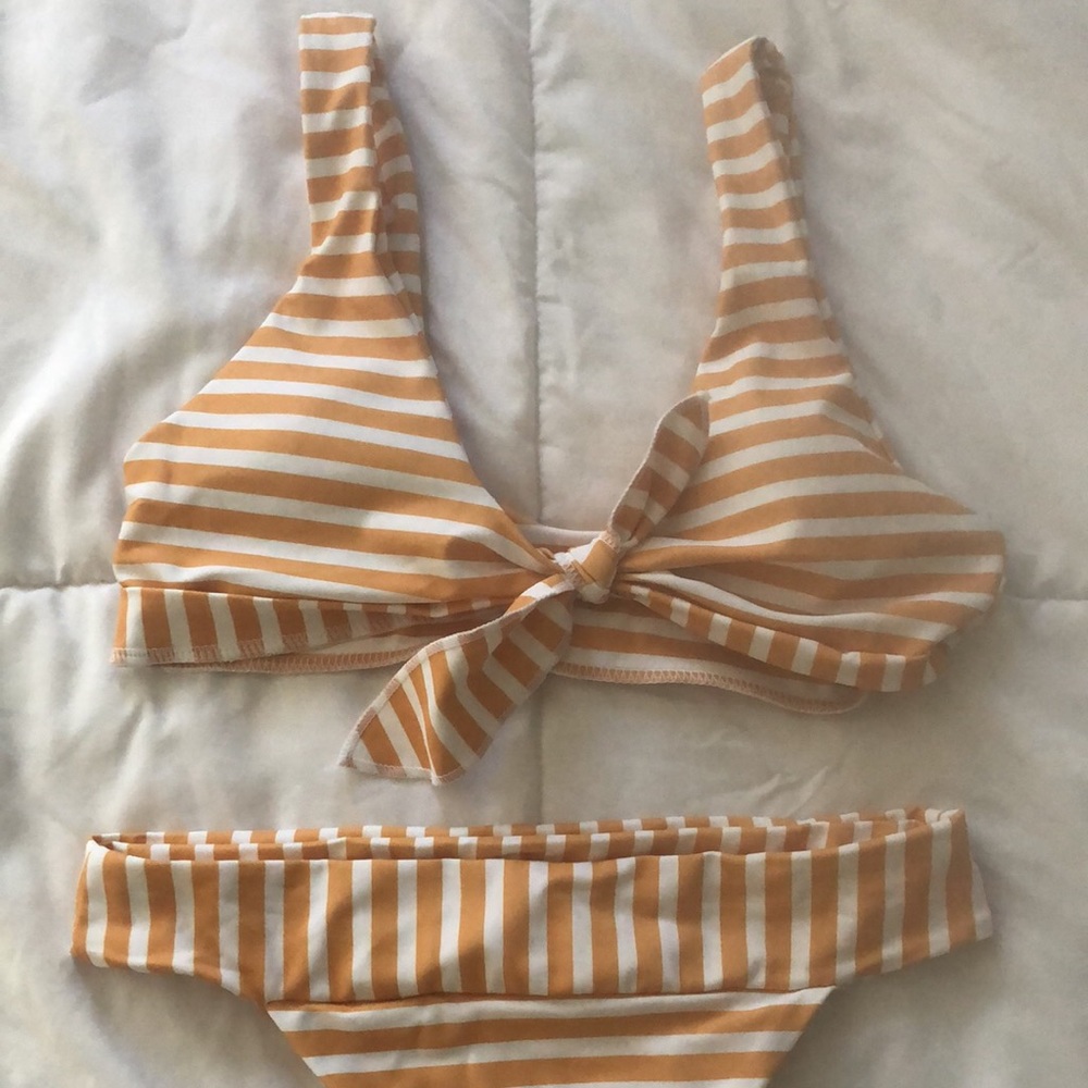 Striped Swimsuit!